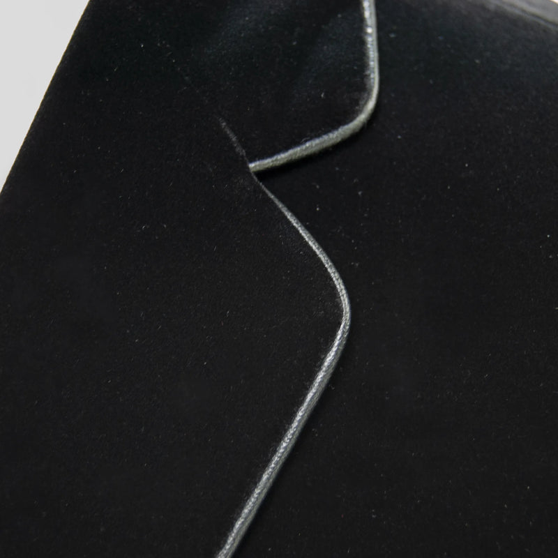 Black Velvet Slim-Fit Dinner Jacket