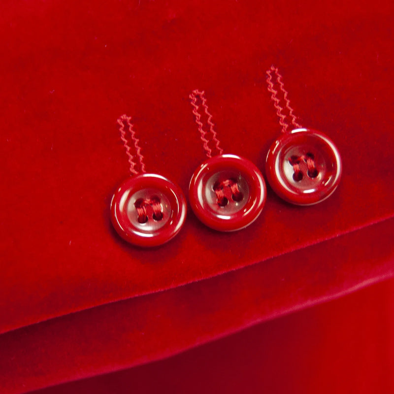 Red Velvet Slim-Fit Dinner Jacket