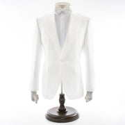 Men's White 3-Piece Floral Tuxedo