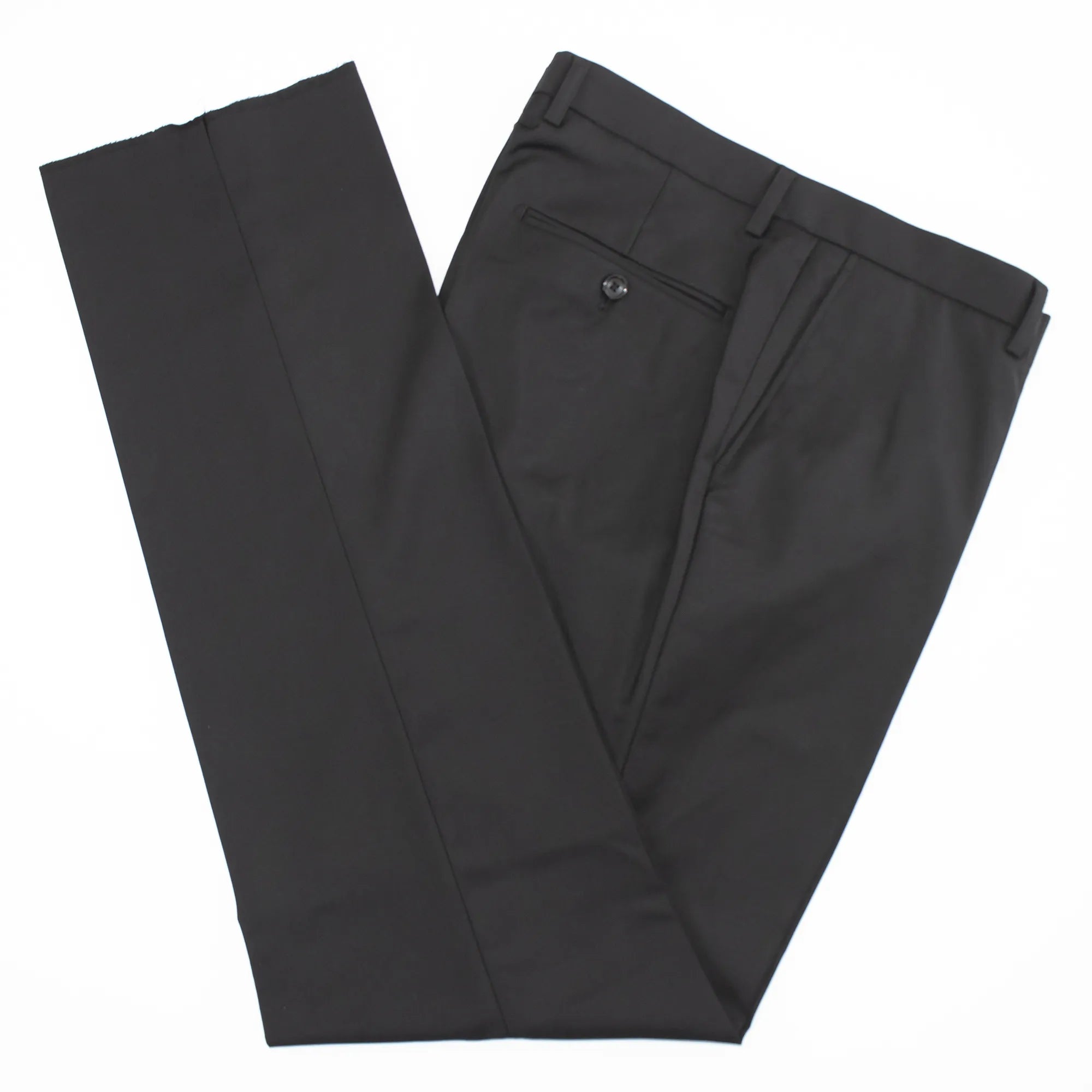 Men's Black And White Slim-Fit Suit
