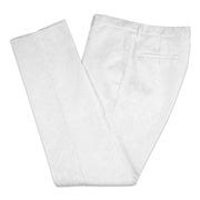 Men's White Floral 3-Piece Slim-Fit Tuxedo With Satin Lapel