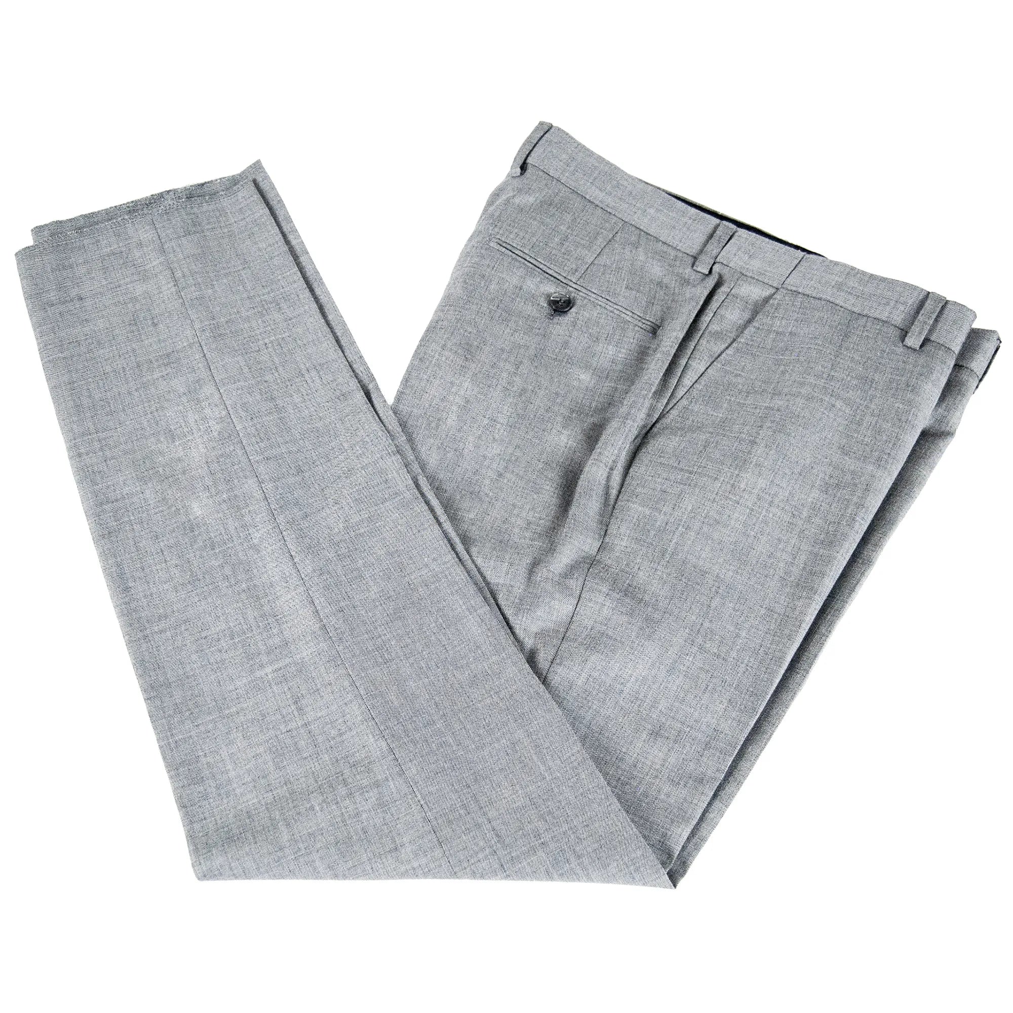 Gray Classic European 2-Piece Slim-Fit Suit