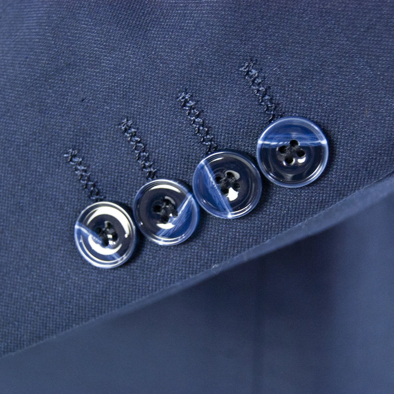 Navy Classic European 2-Piece Slim-Fit Suit