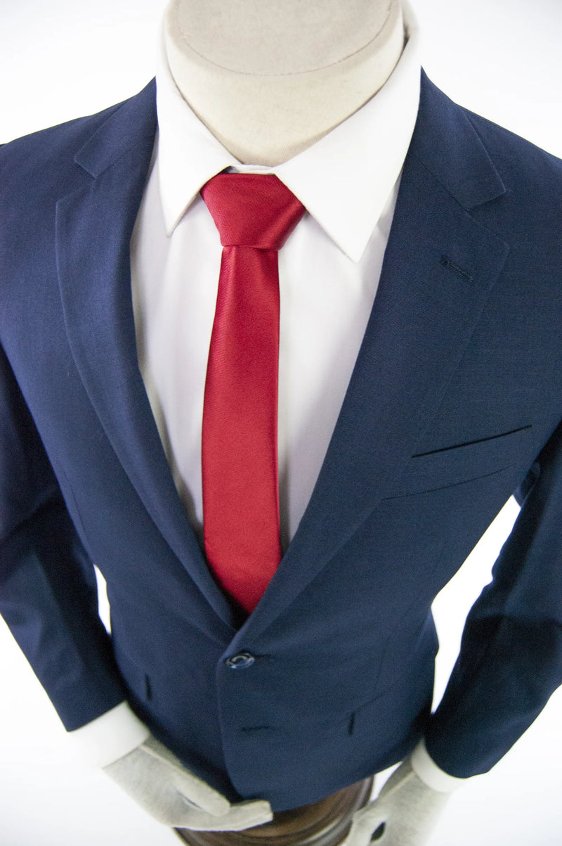 Navy Classic European 2-Piece Slim-Fit Suit