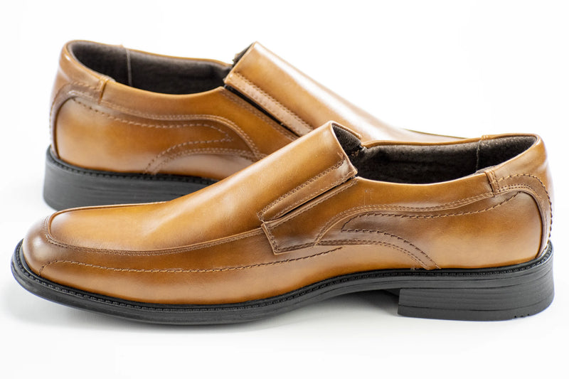 Cognac Slip-On Dress Loafer