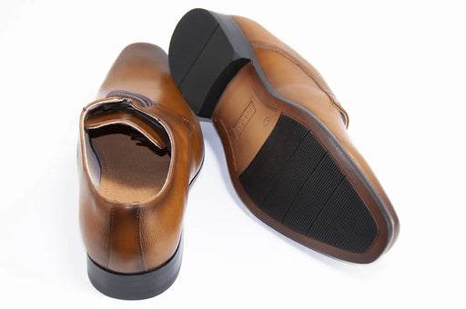 Men's Cognac Brown Derby Lace Dress SHoe