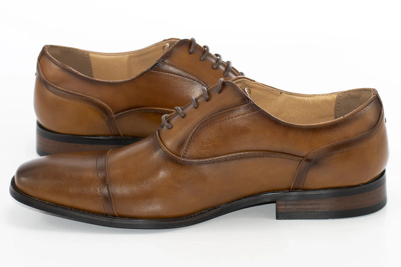 Cognac Classic Cap-Toe Oxford