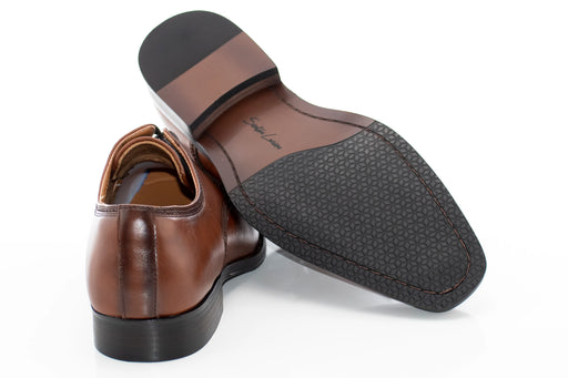 Men's Brown Leather Derby Lace Dress Shoe