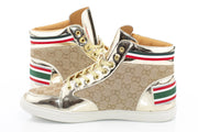 Men's Gold High-Top Sneaker