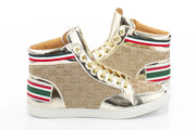 Men's Gold High-Top Sneaker