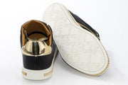 Black And Gold Lace-Up Sneaker Sole