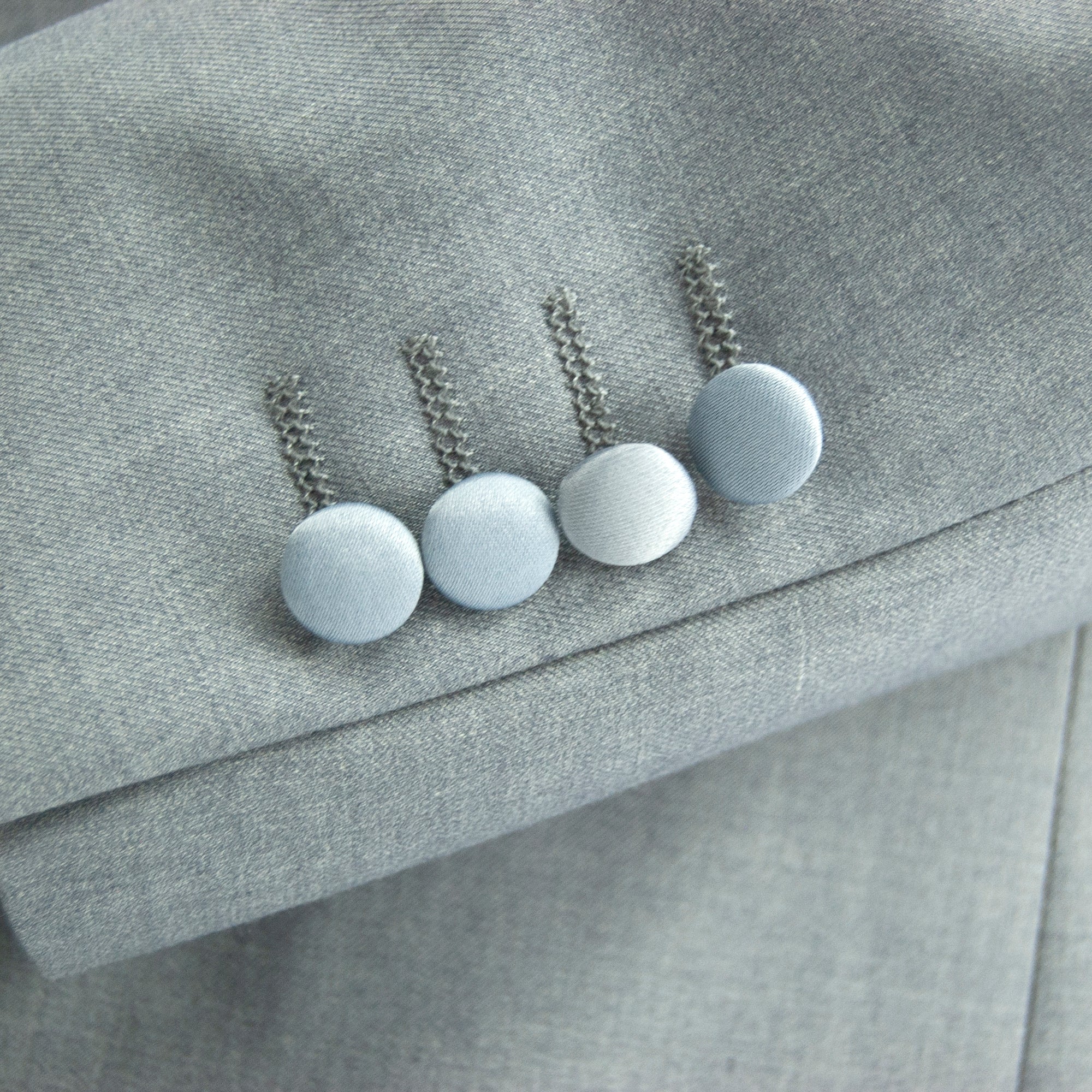 Gray 3-Piece Tailored-Fit Tuxedo with Shawl Lapel