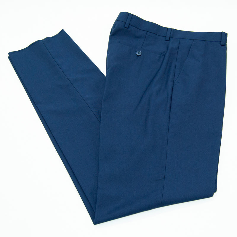 Sapphire And Black 3-Piece Tailored-Fit Tuxedo with Shawl Lapel