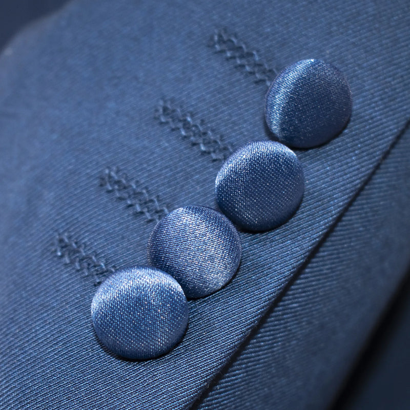 Sapphire 3-Piece Tailored-Fit Tuxedo with Shawl Lapel