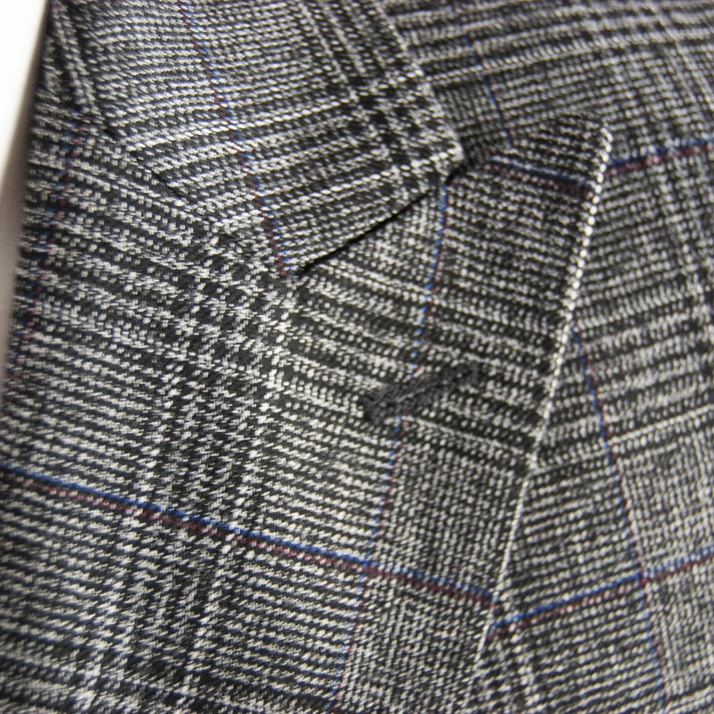 Gray Double-Breasted 2-Piece Slim-Fit Suit