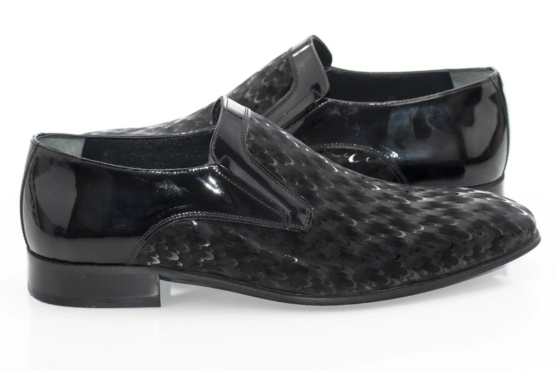 Black Wave Loafers