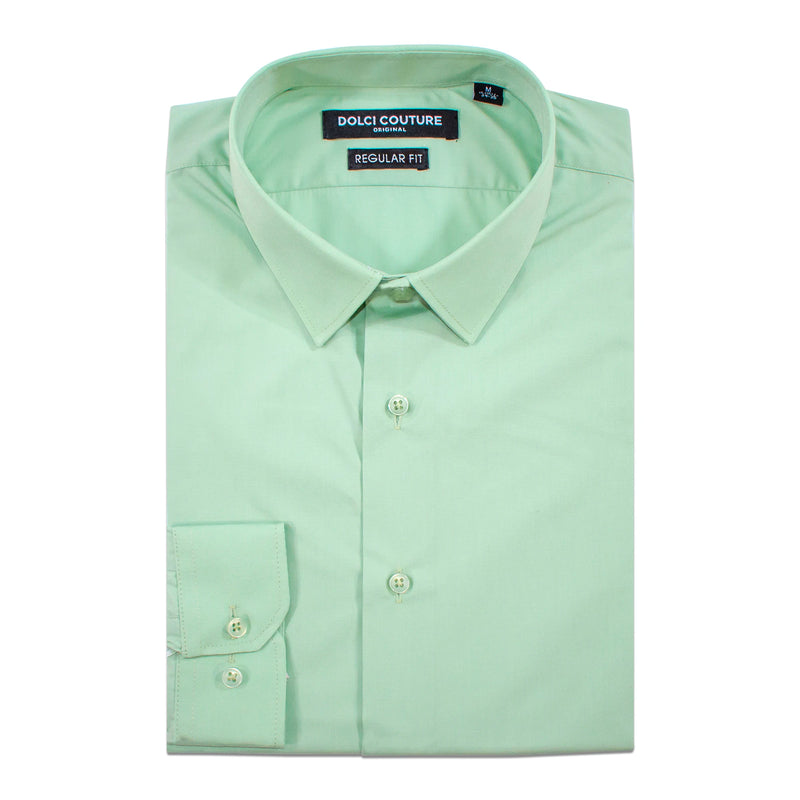 Sage Stretch Regular-Fit Dress Shirt 2xl/18-18.5/36-37 / Sage Sage Stretch Regular-Fit Dress Shirt 2xl/18-18.5/36-37 / Sage