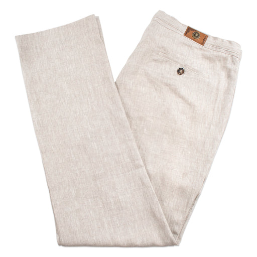 Men's Linen Dress Pants With Waist Tie
