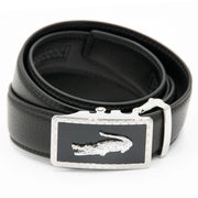 Men's Silver Crocodile Animal Belt Buckle