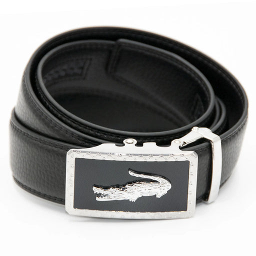 Men's Silver Crocodile Animal Belt Buckle