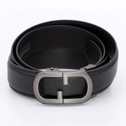 Men's Gunmetal Oval Belt Buckle