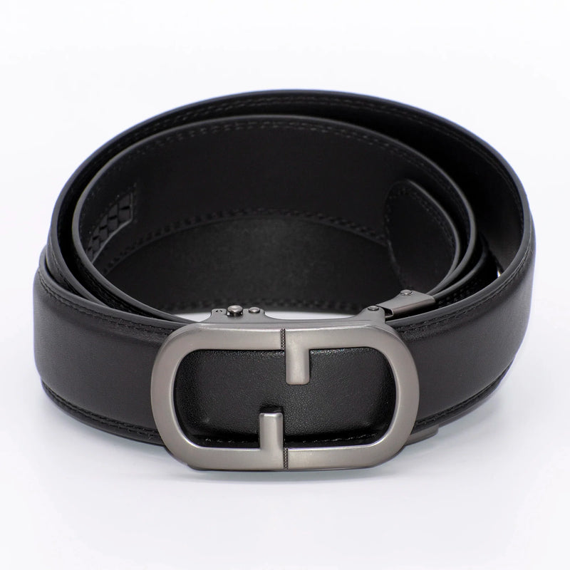 Men's Gunmetal Oval Belt Buckle