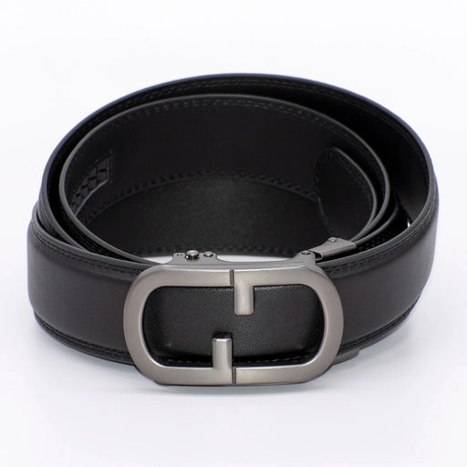 Men's Gunmetal Oval Belt Buckle