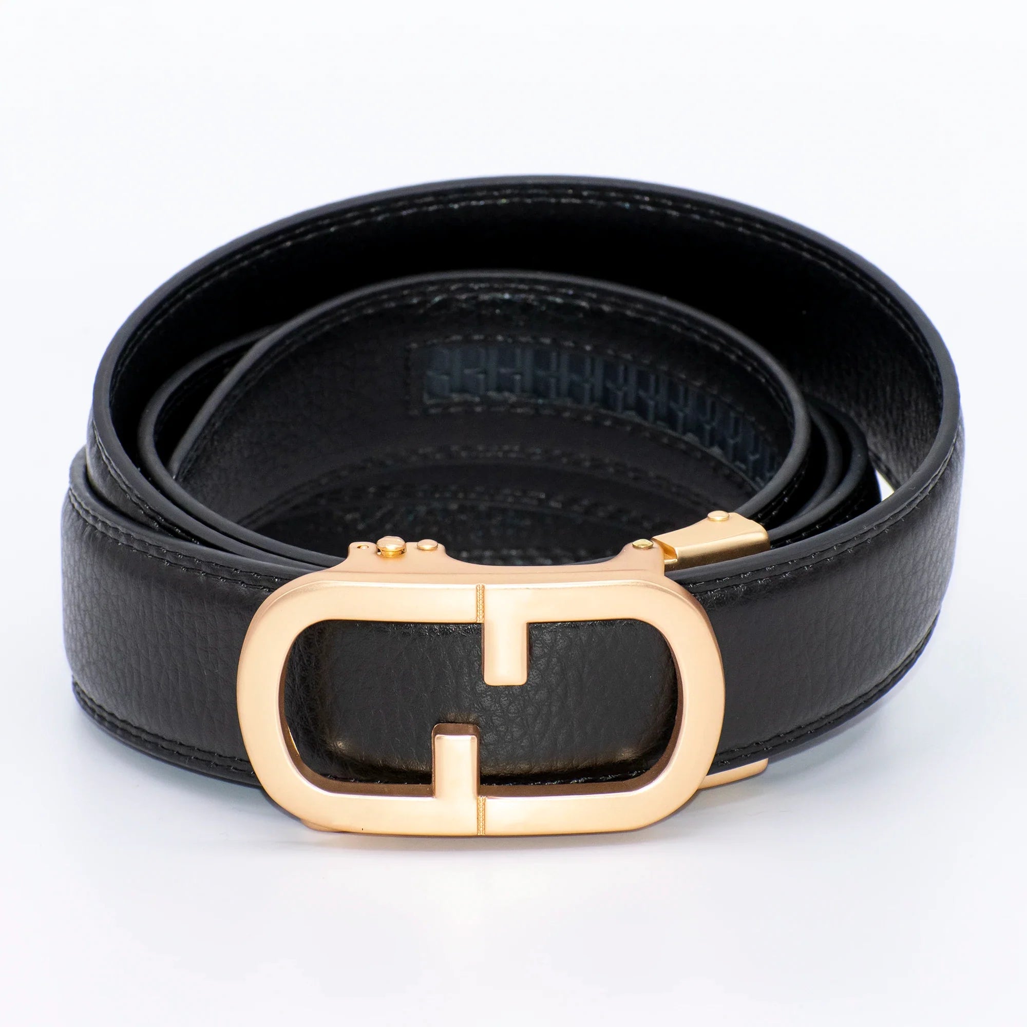 Gunmetal Oblong GG-Style Belt Buckle