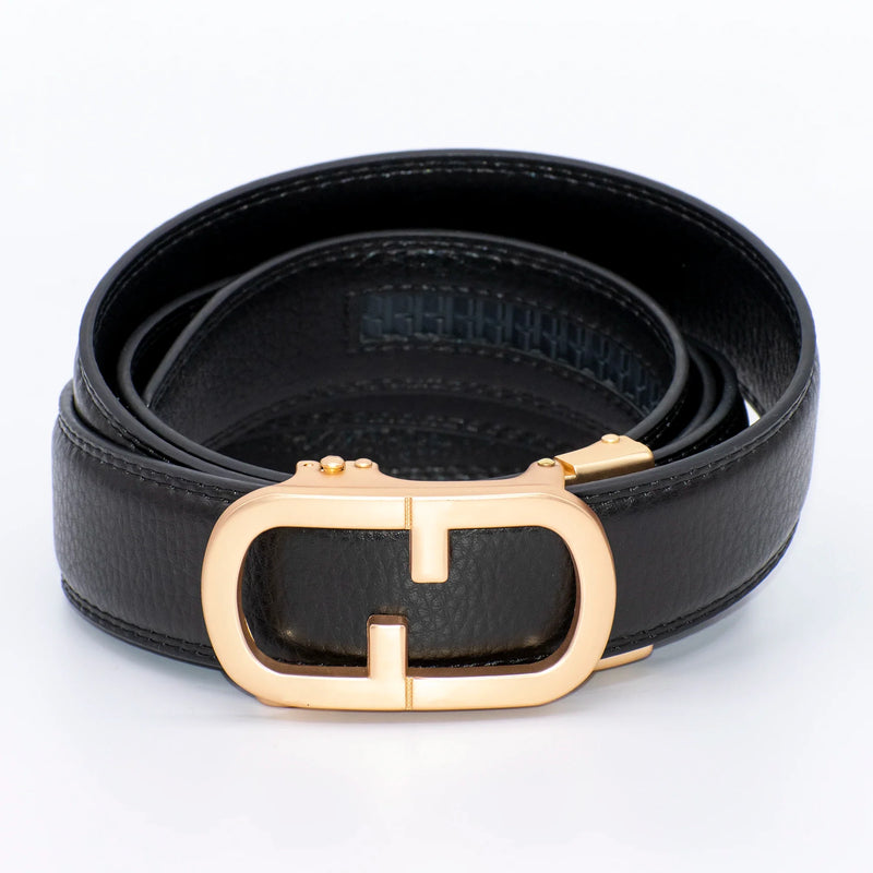 Men's Gold Oval Belt Buckle