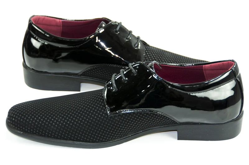 Black Tuxedo Lace-up