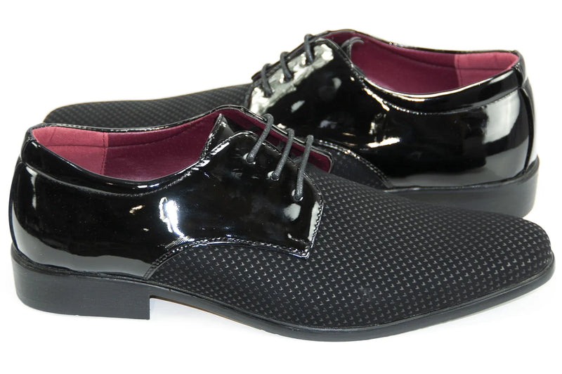 Black Tuxedo Lace-up