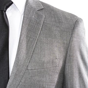 Men's Classic Gray Tailored-Fit Suit
