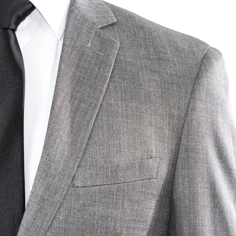 Men's Classic Gray Tailored-Fit Suit