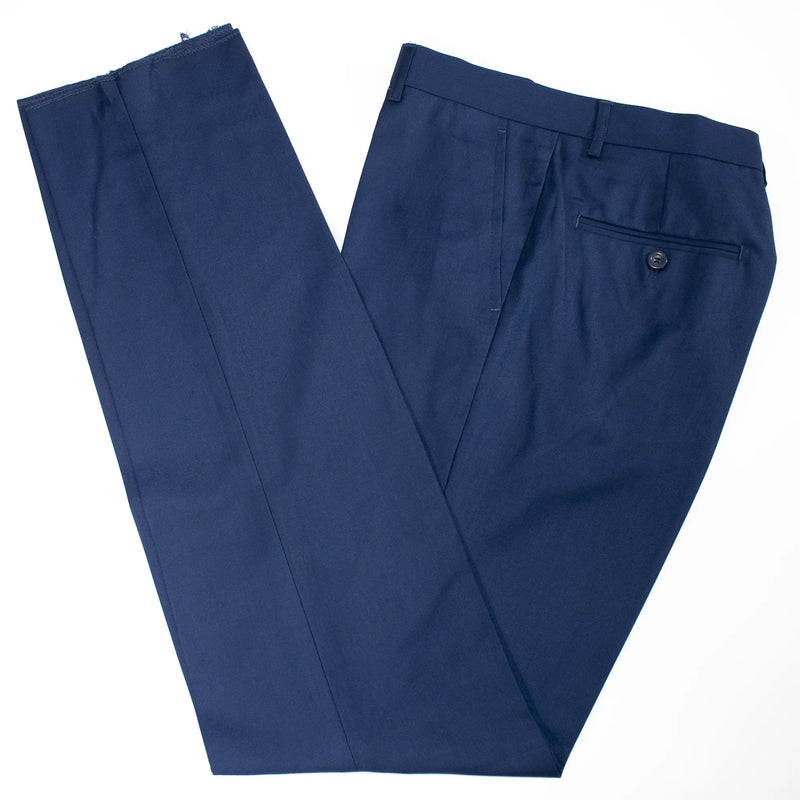 Luther Dark Blue 2-Piece Tailored-Fit Suit - Pants