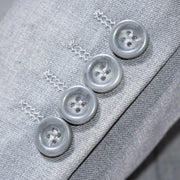 Luther Light Gray 2-Piece Tailored-Fit Suit - Cuffs