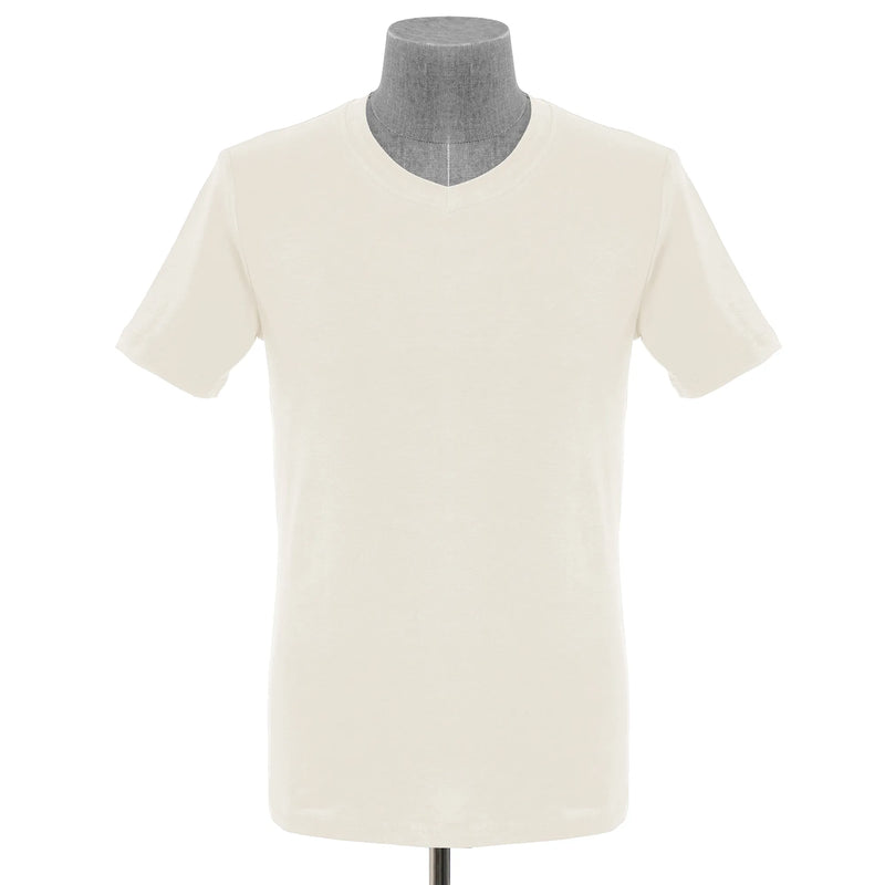Off White V-Neck Shirt