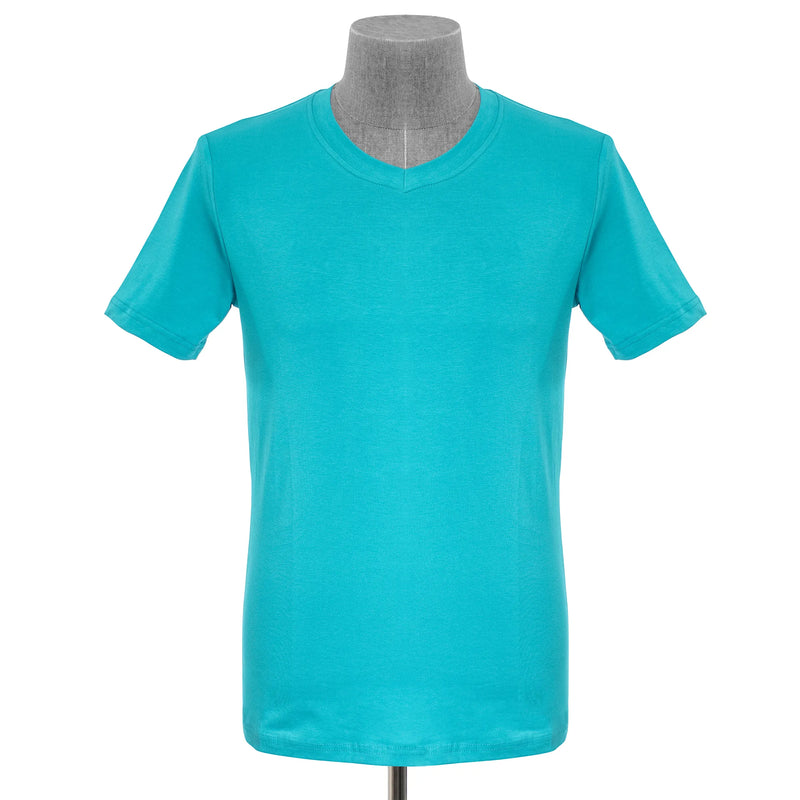 Teal V-Neck Shirt