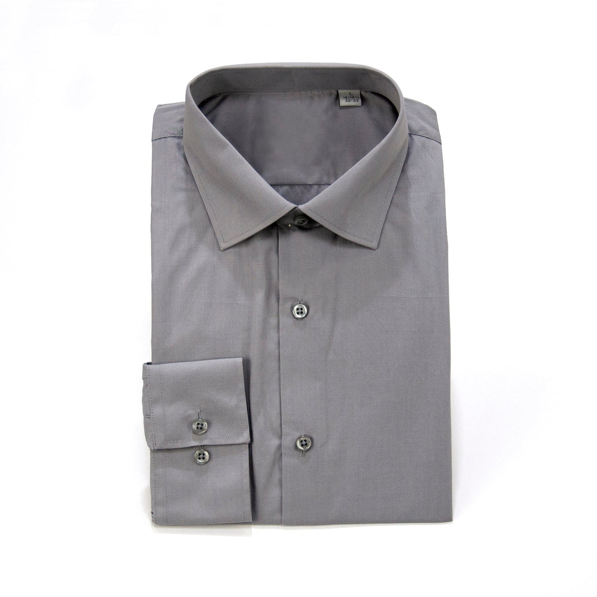 Gray Regular-Fit Dress Shirt 4XL/20-36/37 / Gray Gray Regular-Fit Dress Shirt 4XL/20-36/37 / Gray