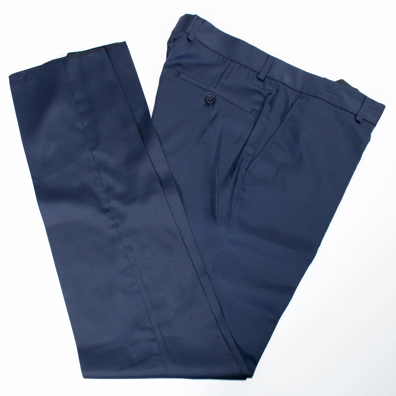 Navy 3-Piece Glitter Damask Tuxedo