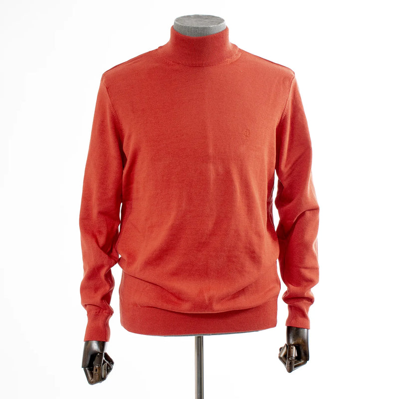 Copper Long Sleeve Mock Turtleneck
