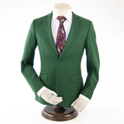 Men's Green 2-Piece Slim Fit Suit