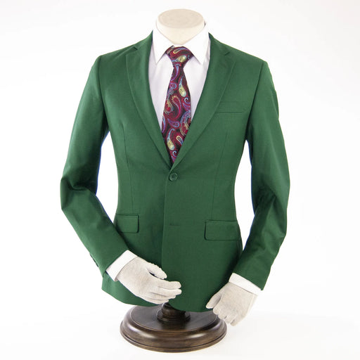 Men's Green 2-Piece Slim Fit Suit