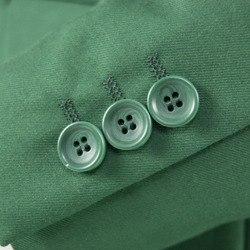 Men's Green 2-Piece Slim Fit Suit
