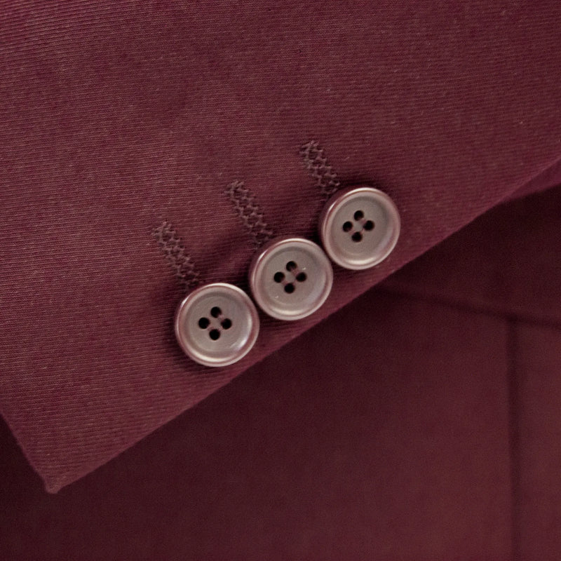Luciano | Burgundy 2-Piece Modern-Fit Suit