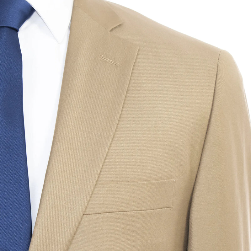 Camel Premium 2-Piece European Big & Tall Suit