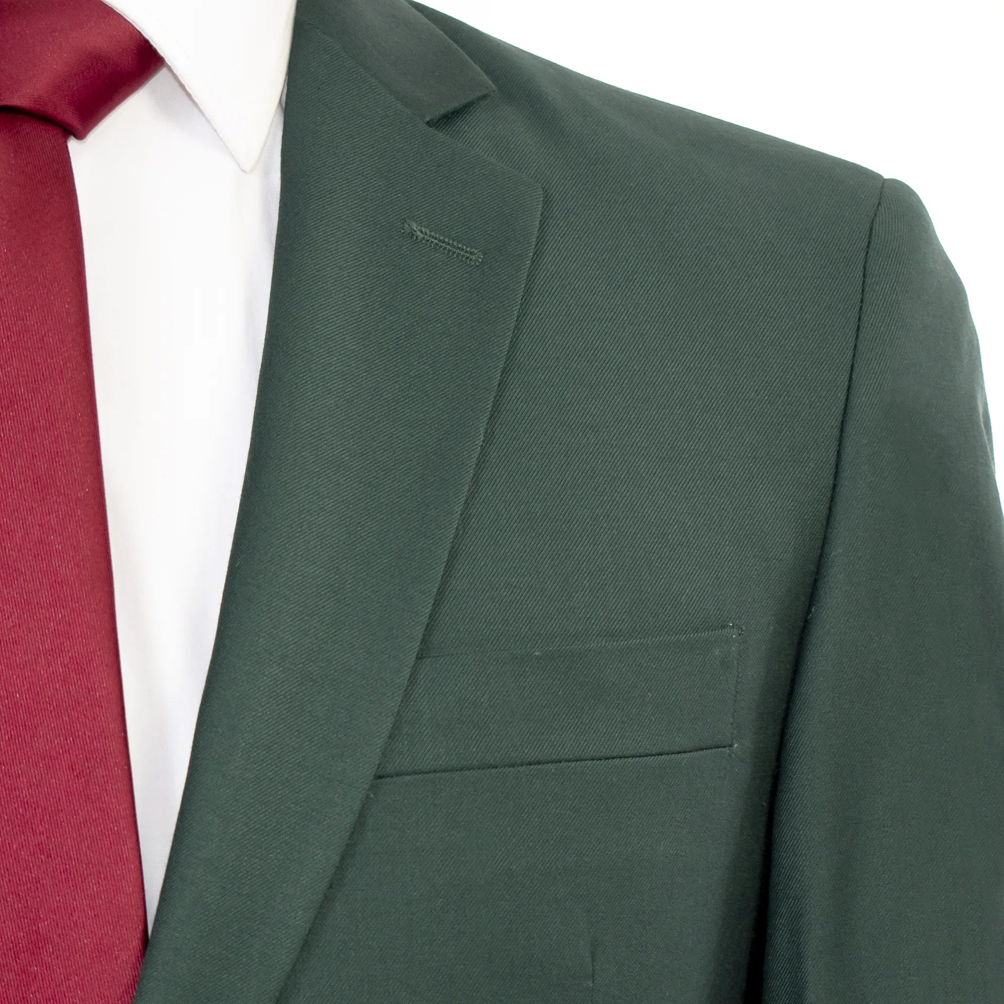 Hunter Green Premium 2-Piece European Big & Tall Suit