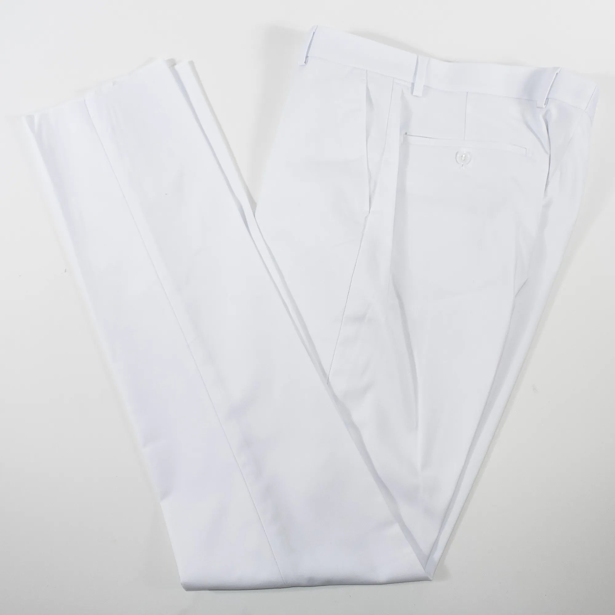Men's White Slim-Fit 3-Piece Suit With Peak Lapels