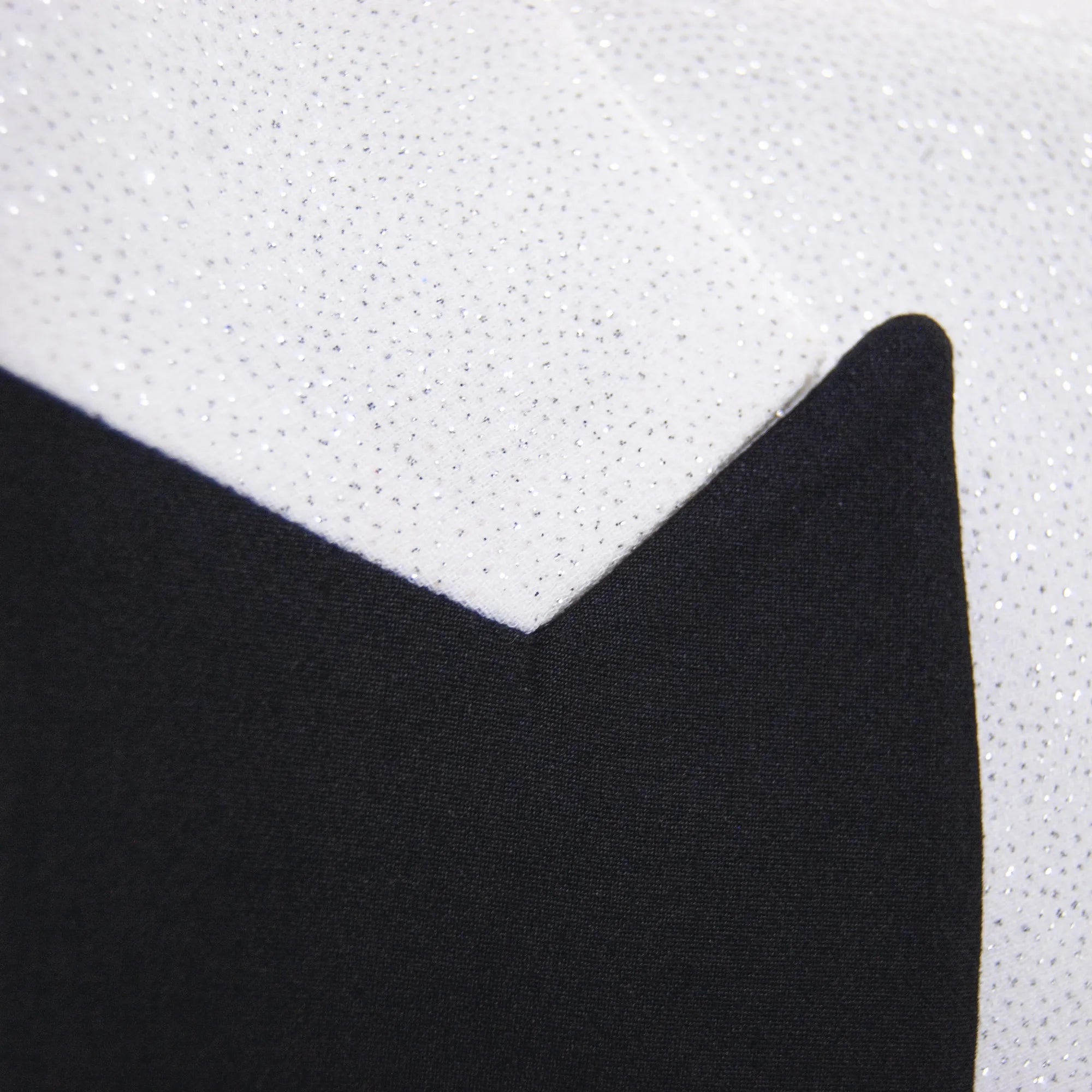 White Glitter 3-Piece Slim-Fit Tuxedo