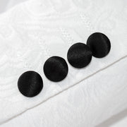 Men's Black And White Tuxedo With Peak Lapel