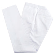 Men's Baby Blue And White Damask Floral 3-Piece Tailored-Fit Tuxedo With Peak Lapels And Vest